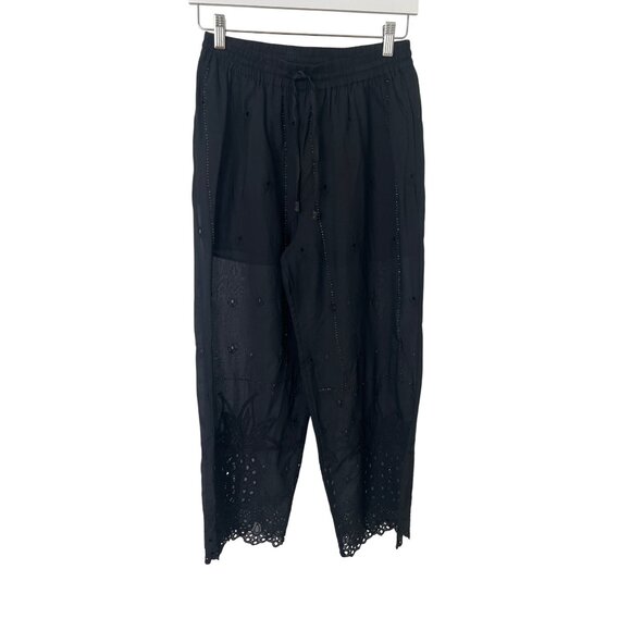Zara Pants with Openwork Embroidery - Picture 2 of 5